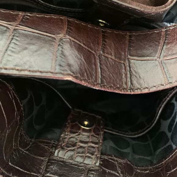 Kate Spade Malva Belmont Leather/Suede Bag Chocolate Brown - Picture 8 of 12